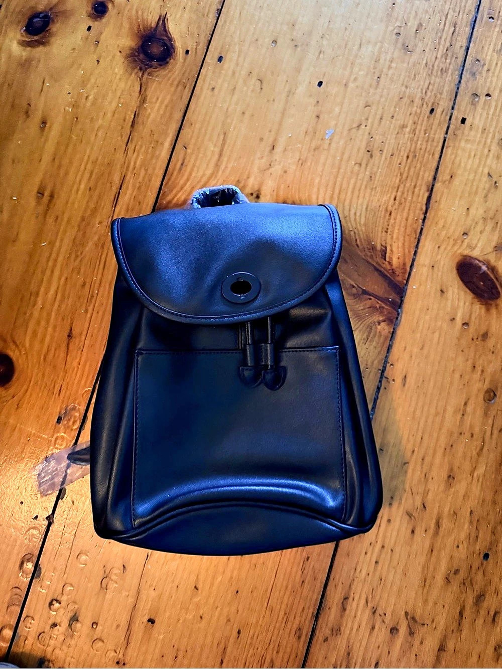 Urban Outfitters Classic Turn Lock Backpack Black Backpack NWT